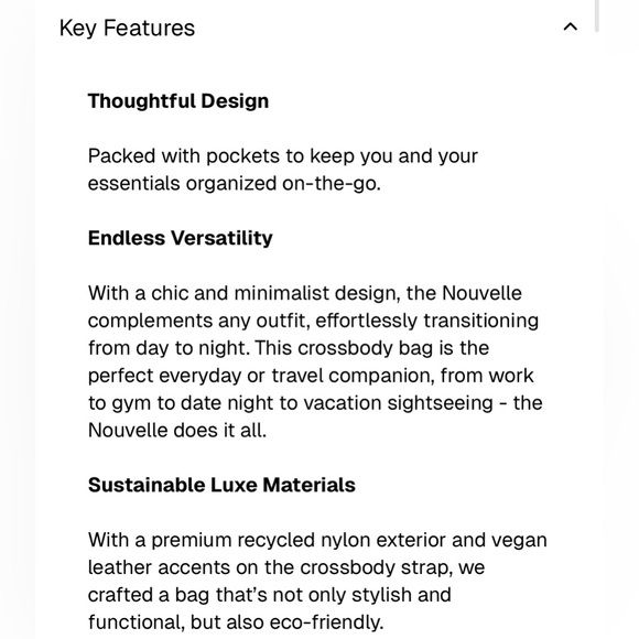 Lo & Sons Nouvelle nylon crossbody bag EUC - Picture 15 of 16